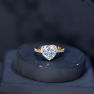 Big 5 Carat Lab Grown Diamond Heart Shaped Engagement Ring with IGI Certificate Lab - ( E-VS1 ) - Rosec Jewels