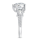 Rosec Jewels-IGI Certified 4 Carat Big Heart Lab Grown Diamond Split Shank Engagement Ring