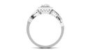 0.75 CT Zircon Engagement Ring AAAA - Rosec Jewels
