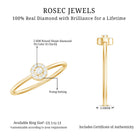 Rosec Jewels-Natural Diamond Dainty Promise Ring