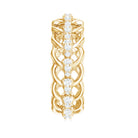 Certified Moissanite Eternity Wedding Band for Women D-VS1 - Rosec Jewels