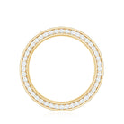 Certified Moissanite Eternity Ring in Channel Setting D-VS1 - Rosec Jewels