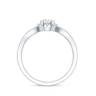 Rosec Jewels-Vintage Style Moissanite Engagement Ring for Women