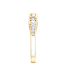 Rosec Jewels-Vintage Style Moissanite Engagement Ring for Women