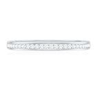 Minimal Moissanite Eternity Band Ring D-VS1 - Rosec Jewels
