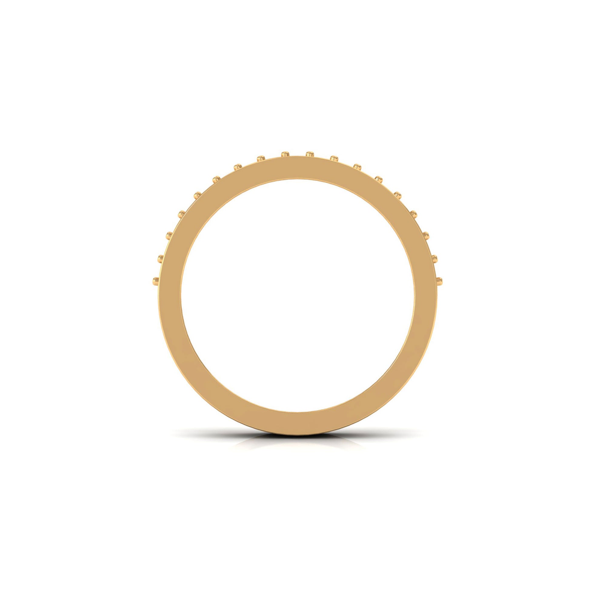 Minimal Moissanite Eternity Band Ring D-VS1 - Rosec Jewels