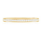 Minimal Moissanite Eternity Band Ring D-VS1 - Rosec Jewels