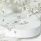 Brilliant Cut Diamond Wedding Band for Women Natural - ( HI-SI ) - Rosec Jewels