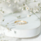 Brilliant Cut Diamond Wedding Band for Women Natural - ( HI-SI ) - Rosec Jewels