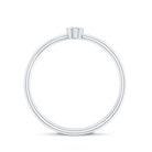 Rosec Jewels-Natural Diamond Dainty Promise Ring in Bezel Setting
