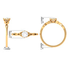 Cubic Zirconia Solitaire Celtic Knot Ring in Floral Setting AAAA - Rosec Jewels