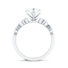Rosec Jewels-2 CT Heart Shaped Moissanite Celtic Knot Engagement Ring