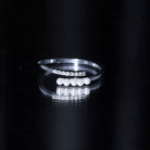 Rosec Jewels-Cultured Freshwater Pearl Diamond Wrap Ring for Women