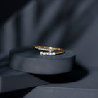 Rosec Jewels-Cultured Freshwater Pearl Diamond Wrap Ring for Women