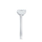 Rosec Jewels-Natural Diamond Double Heart Ring for Promise