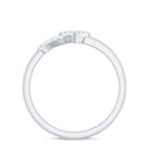 Rosec Jewels-Natural Diamond Double Heart Ring for Promise