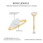 Rosec Jewels-Natural Diamond Double Heart Ring for Promise