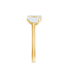 Rosec Jewels-Natural Diamond Double Heart Ring for Promise