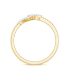 Rosec Jewels-Natural Diamond Double Heart Ring for Promise