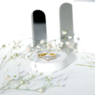 Certified Marquise Cut Zircon Wedding Ring Set for Women AAAA - Rosec Jewels