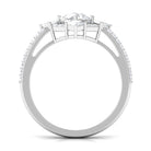 2 CT Cubic Zirconia Statement Engagement Ring AAAA - Rosec Jewels