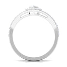 1.75 CT Split Shank Marquise Cut Zircon Engagement Ring AAAA - Rosec Jewels