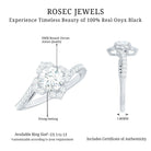 1.75 CT Bypass Shank Round Zircon Flower Engagement Ring AAAA - Rosec Jewels