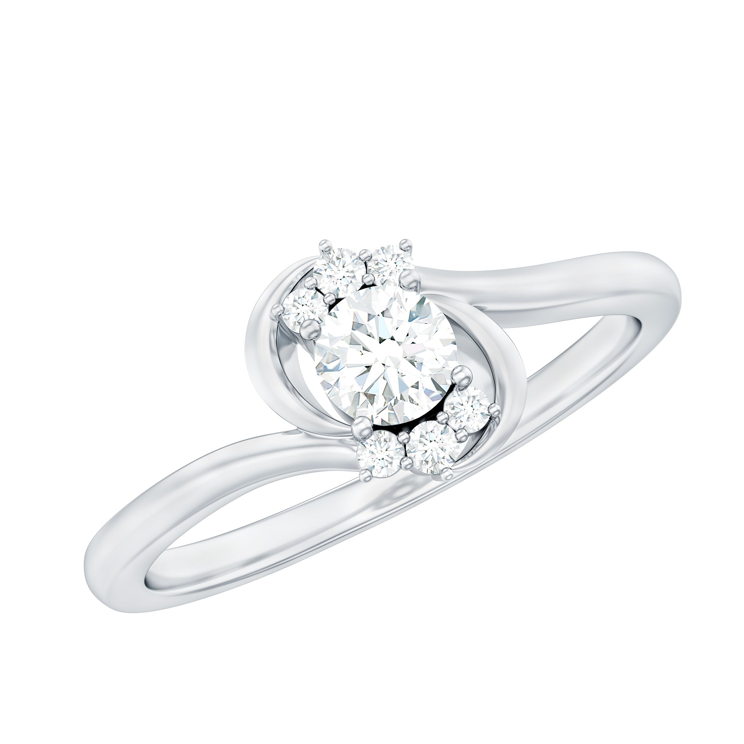 Brilliant Cut Certified Lab Grown Diamond Promise Ring For Her