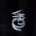 Certified Lab Grown Diamond Cocktail Ring For Women Lab - ( EF-VS ) - Rosec Jewels