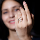 Certified Lab Grown Diamond Cocktail Ring For Women Lab - ( EF-VS ) - Rosec Jewels