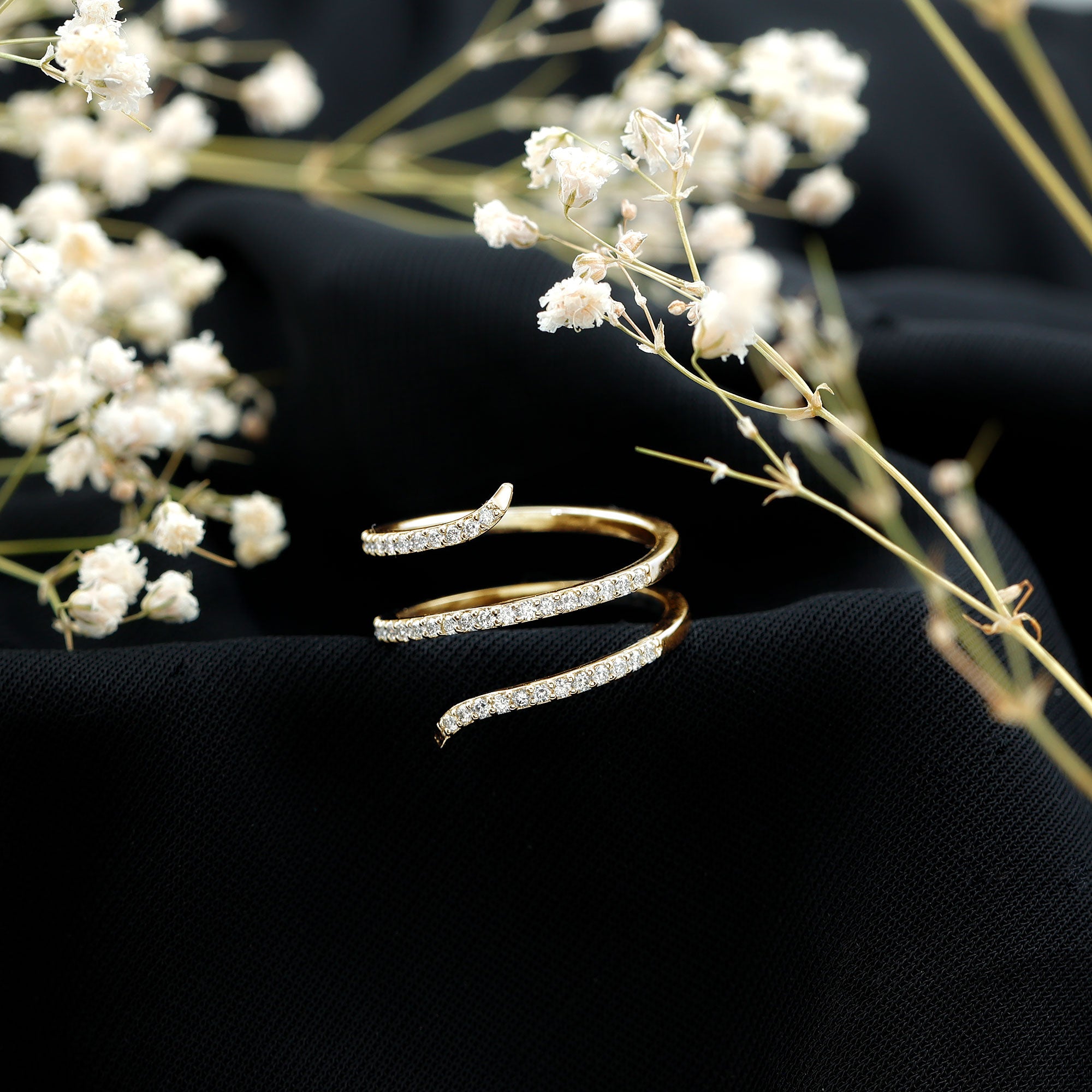 Certified Lab Grown Diamond Cocktail Ring For Women Lab - ( EF-VS ) - Rosec Jewels