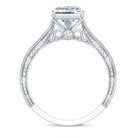 Vintage Inspired 3 Carat Radiant Cut Lab Grown Diamond Engagement Ring IGI Certified Lab - ( E-VS1 ) - Rosec Jewels