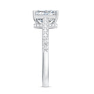 IGI Certified Radiant Cut Lab Grown Diamond Hidden Halo Engagement Ring 2 Carat Lab - ( E-VS1 ) - Rosec Jewels