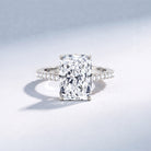 IGI Certified 5 Carat Lab Grown Diamond Solitaire Radiant Cut Engagement Ring Lab - ( E-VS1 ) - Rosec Jewels