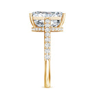 Rosec Jewels-IGI Certified 5 Carat Lab Grown Diamond Solitaire Radiant Cut Engagement Ring