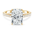 Rosec Jewels-IGI Certified 5 Carat Lab Grown Diamond Solitaire Radiant Cut Engagement Ring