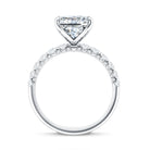 Rosec Jewels-4 Carat Radiant Cut Lab Grown Diamond Side Stone Engagement Ring IGI Certified