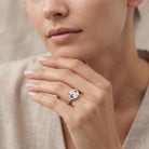 Lab Grown Diamond 3 Carat Radiant Cut Engagement Ring with IGI Certificate Lab - ( E-VS1 ) - Rosec Jewels
