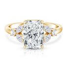 Rosec Jewels-Lab Grown Diamond 3 Carat Radiant Cut Engagement Ring with IGI Certificate