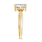 IGI Certified 2 Carat Lab Grown Diamond Radiant Cut Engagement Ring with Bow Lab - ( E-VS1 ) - Rosec Jewels