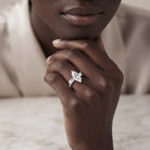 IGI Certified Lab Grown Diamond Marquise Solitaire Engagement Ring 2 Carat Lab - ( E-VS1 ) - Rosec Jewels