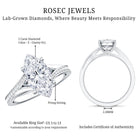 Rosec Jewels-2 Carat IGI Certified Lab Grown Diamond Marquise Engagement Ring with Split Shank