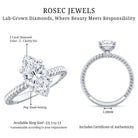 Rosec Jewels-Marquise Cut 2 Carat Lab Grown Diamond Solitaire Engagement Ring IGI Certified
