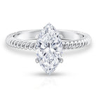 Rosec Jewels-Marquise Cut 2 Carat Lab Grown Diamond Solitaire Engagement Ring IGI Certified