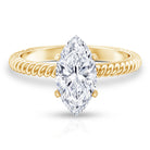 Rosec Jewels-Marquise Cut 2 Carat Lab Grown Diamond Solitaire Engagement Ring IGI Certified