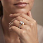 3 Carat Lab Grown Diamond Marquise Engagement Ring IGI Certified Lab - ( E-VS1 ) - Rosec Jewels