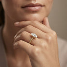 3 Carat Lab Grown Diamond Marquise Engagement Ring IGI Certified Lab - ( E-VS1 ) - Rosec Jewels