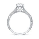 Rosec Jewels-IGI Certified Antique Looking 2 Carat Marquise Lab Diamond Engagement Ring with Engraved Shank