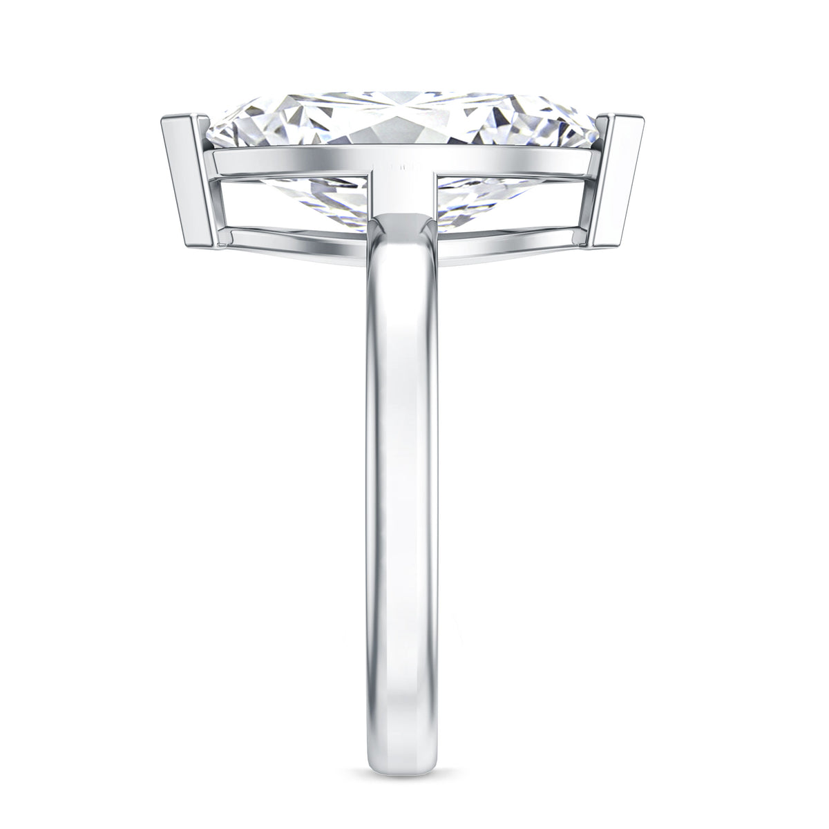 Rosec Jewels-2 Carat Lab Grown Diamond Marquise Engagement Ring with IGI Certificate
