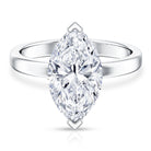 Rosec Jewels-2 Carat Lab Grown Diamond Marquise Engagement Ring with IGI Certificate